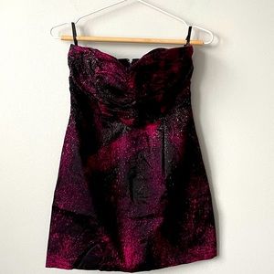 Y2K Dynamite Cosmic Strapless Top Size Medium